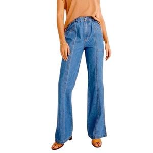 Madewell Blue Flare & Wide Leg Jeans